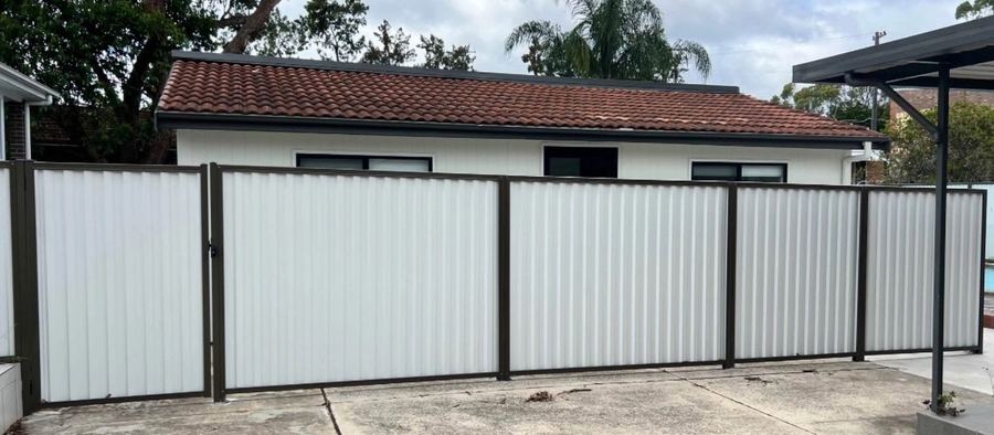 Colorbond fence